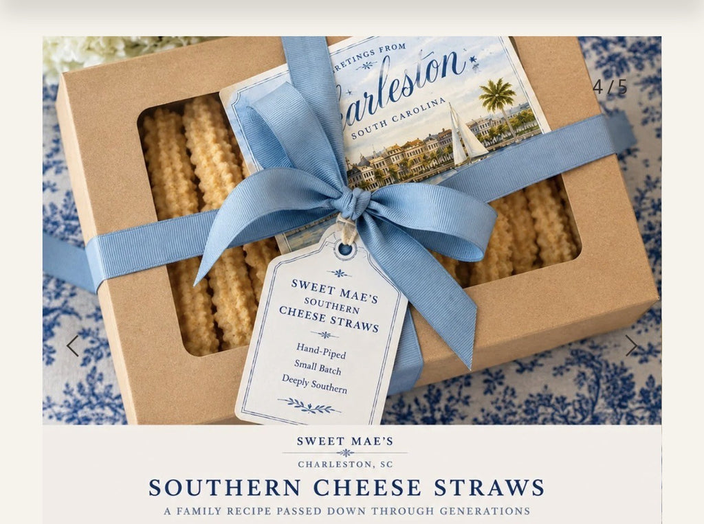 Sweet Mae's Charleston Cheese Straws-Classic Cheddar