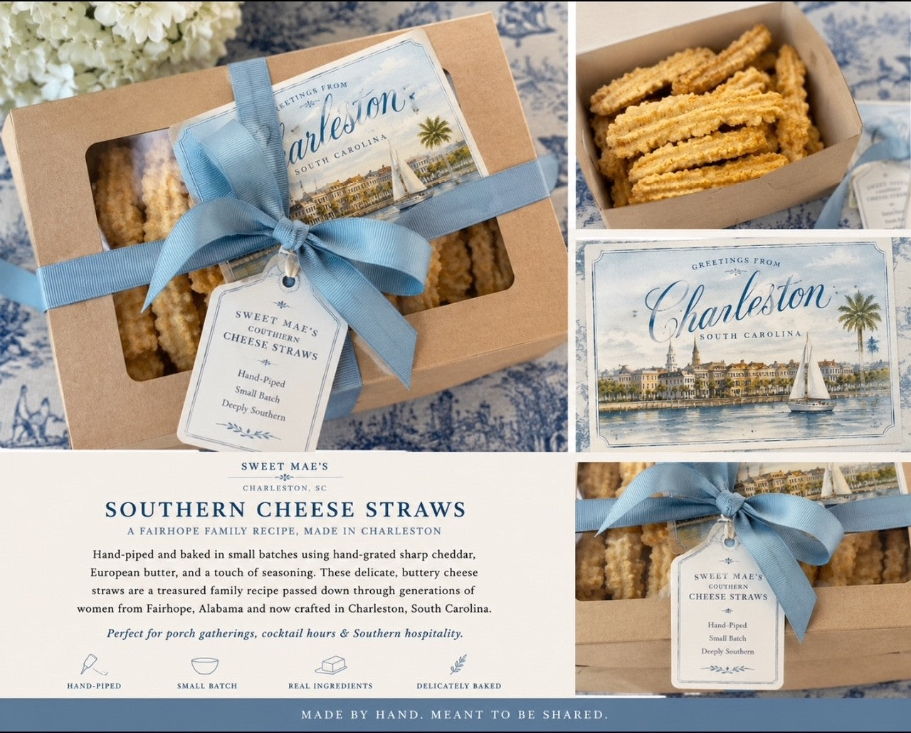 Sweet Mae's Charleston Cheese Straws-Classic Cheddar
