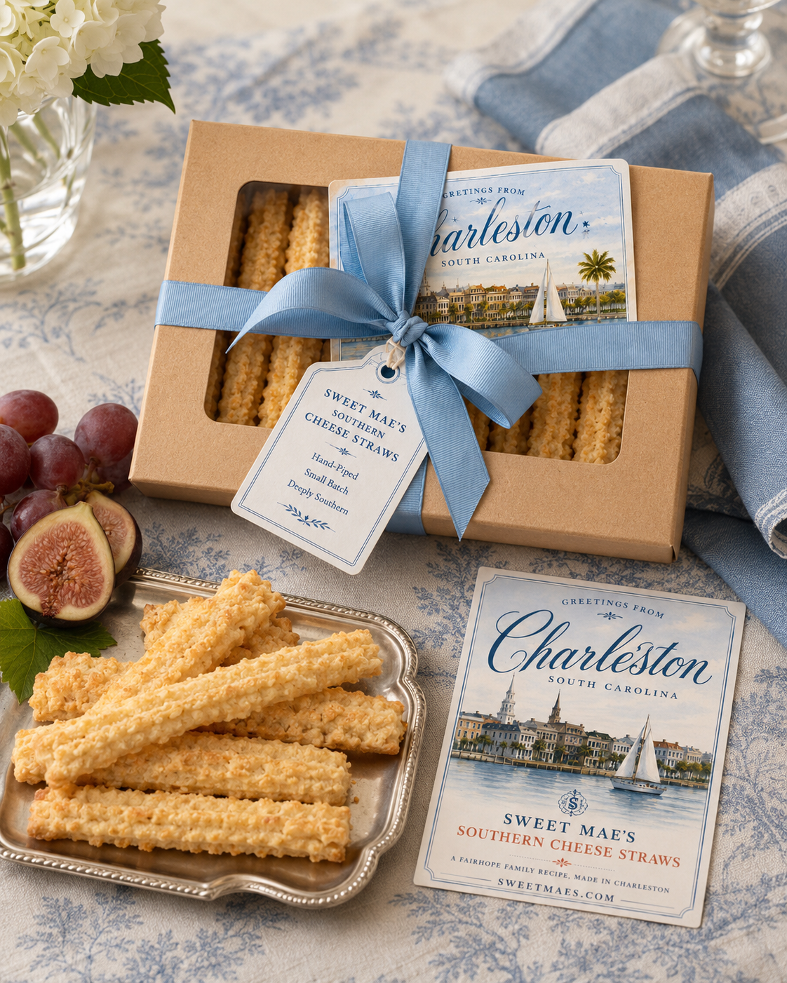 Sweet Mae's Charleston Cheese Straws-Classic Cheddar