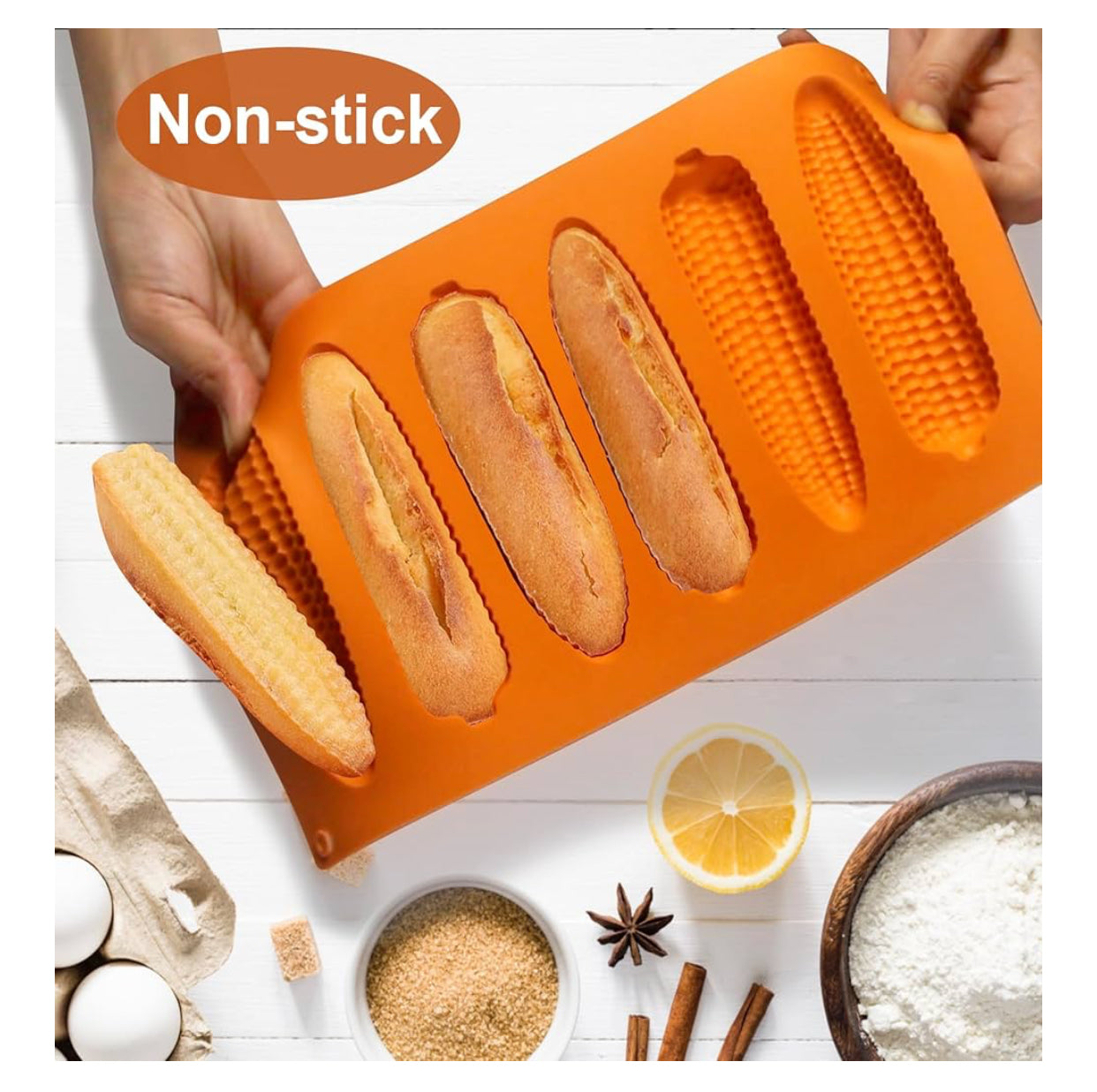 Cornbread Sticks silicone baking mat (set of 2)