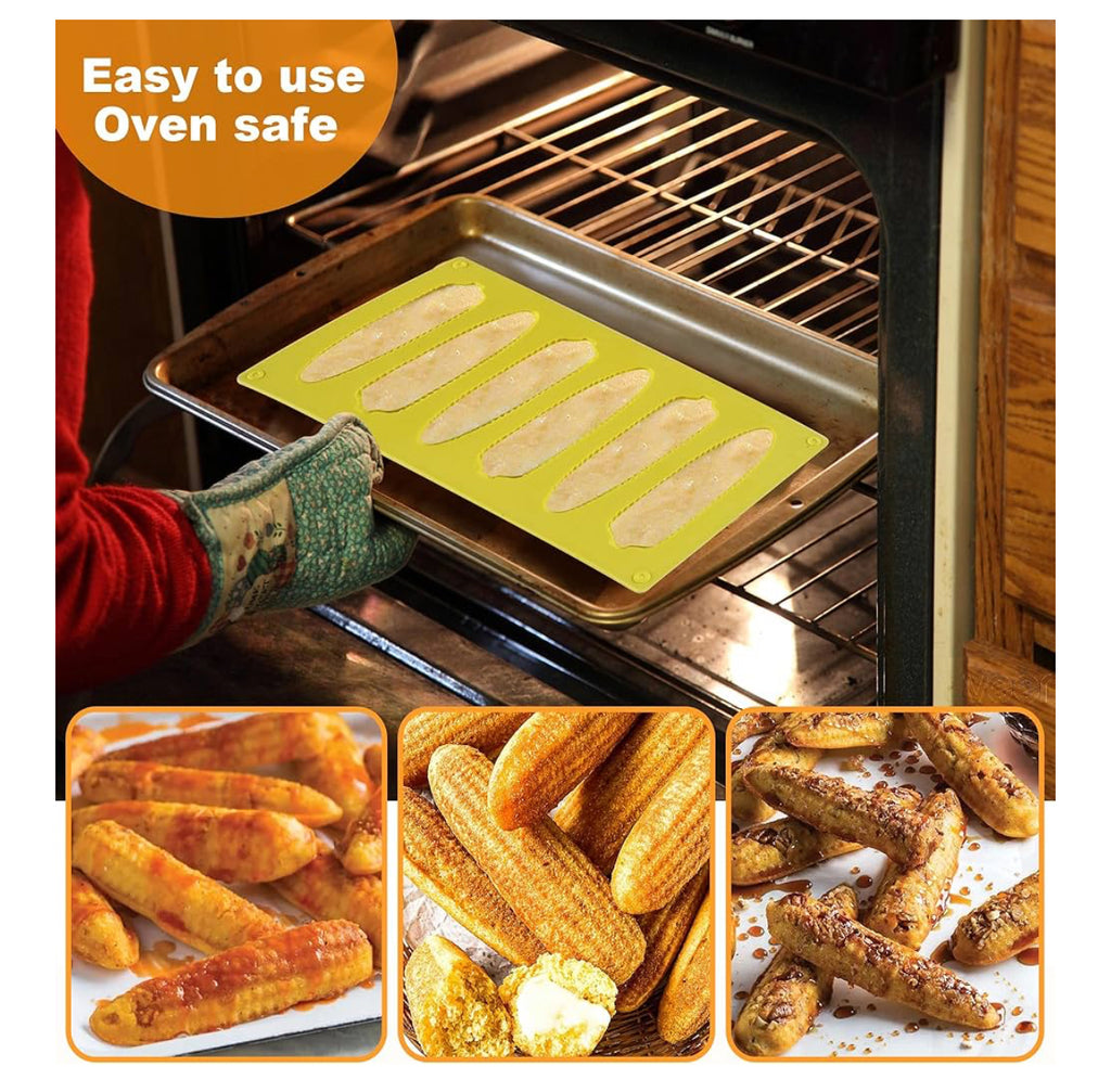 Cornbread Sticks silicone baking mat (set of 2)