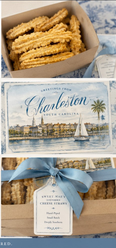 Sweet Mae's Charleston Cheese Straws-Classic Cheddar